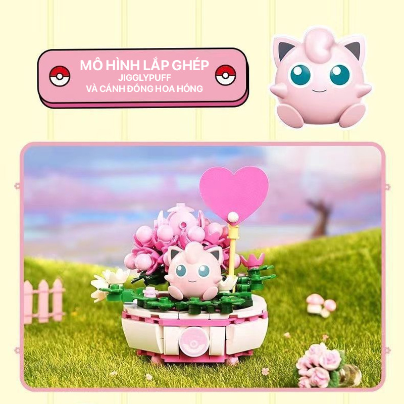Mô hình lắp ghép - Jigglypuff K20221 1 mo hinh lap ghep jigglypuff k20221 01